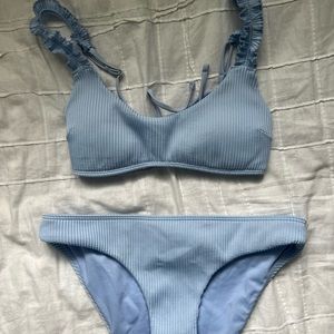 HOLLISTER LIGHT BLUE BIKINI SET (SIZE SMALL)